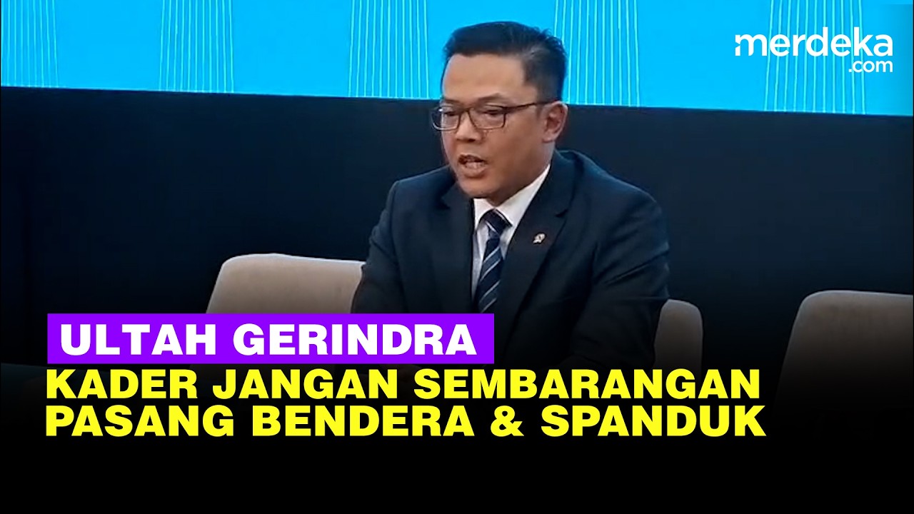 Sugiono Ingatkan Pesan Prabowo di Ultah Gerindra: Jangan Pasang Bendera & Spanduk Sembarangan