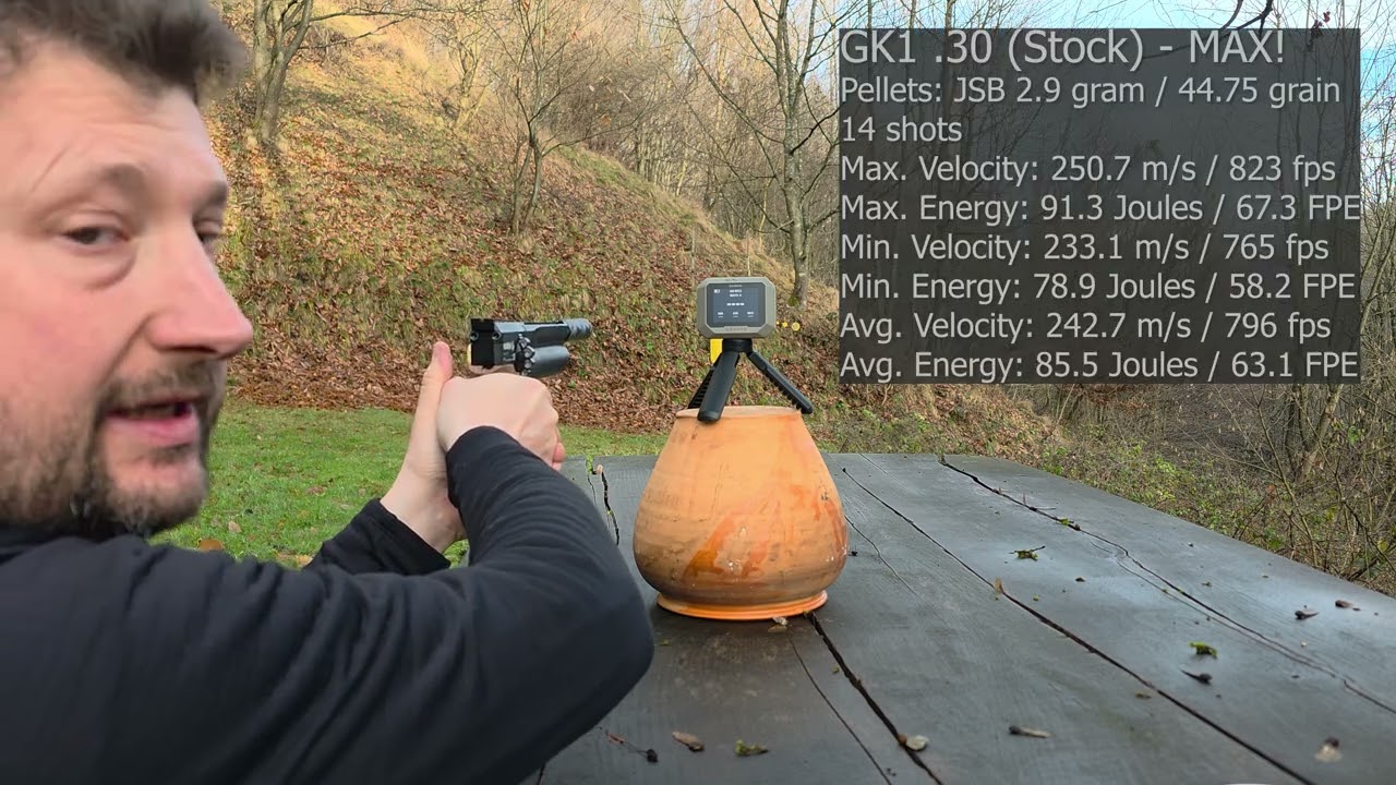 Huben GK1 .30 (7.62) - Мощность