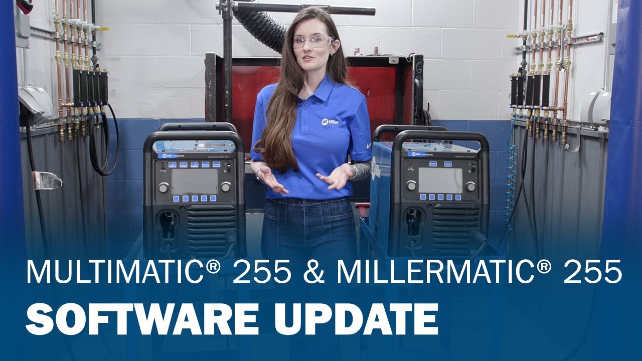 Get the most out of your Multimatic 255 or Millermatic 255 welder by updating to the latest software