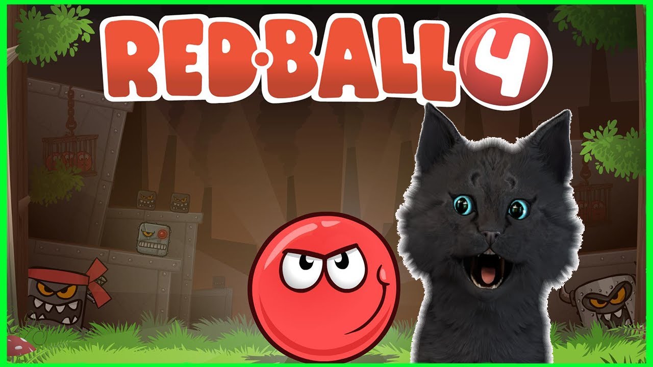 Red Ball 4 - злые кубики хотят сделать Землю квадратной 🐱 СУПЕР КОТ СПАСАЕТ МИР