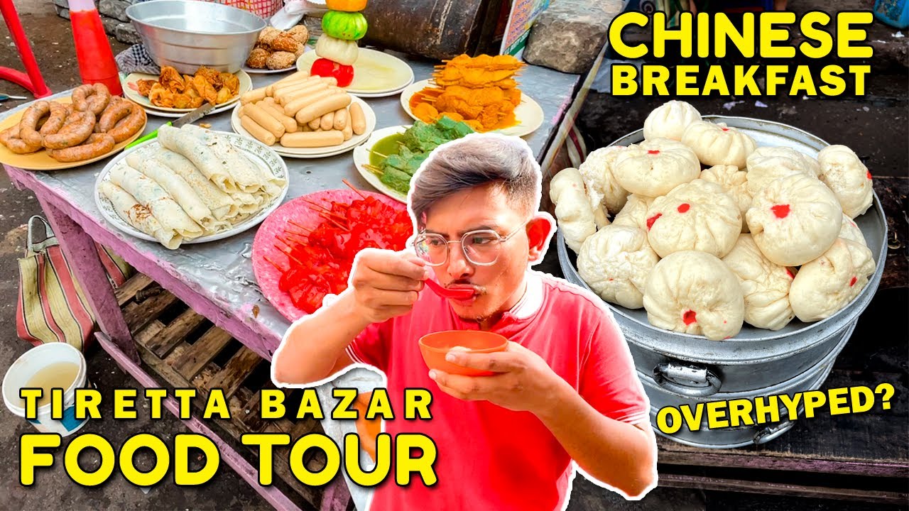Tiretta Bazar Food Tour 🍜| Only Hype? | Authentic Chinese Breakfast in Territy Bazar Kolkata