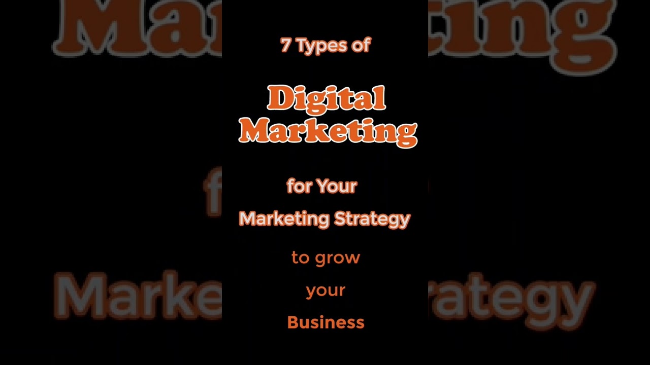 7 Types of Digital Marketing