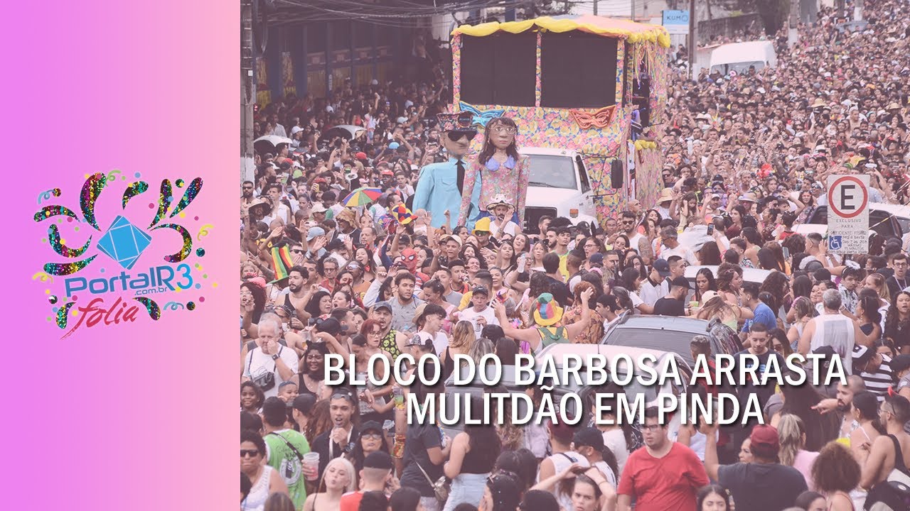 Bloco do Barbosa arrasta multidão no carnaval 2023 em Pindamonhangaba