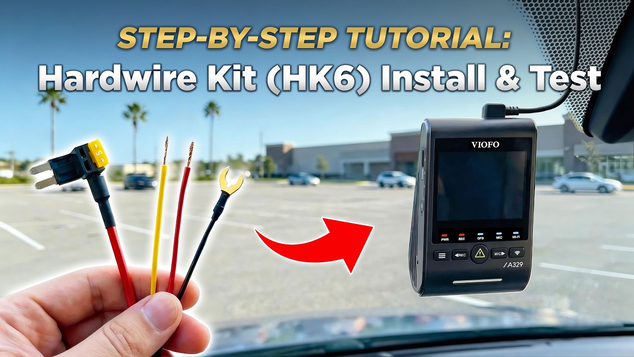 How to Test the Parking Mode and Install the Hardwire Kit for your VIOFO Dashcam? #viofo #dashcam
