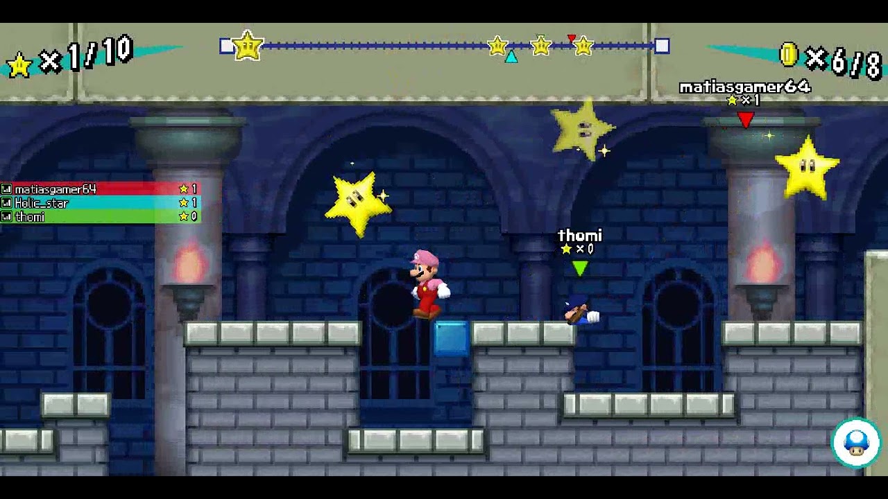 NSMB Mario vs Luigi replays: 03 the first replay actually