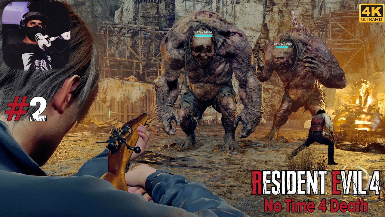 تختيم رزدنت ايفل ٤ ريميك (مود لا وقت للموت )| Resident Evil 4 Remake (No Time 4 Death Mod ) #2