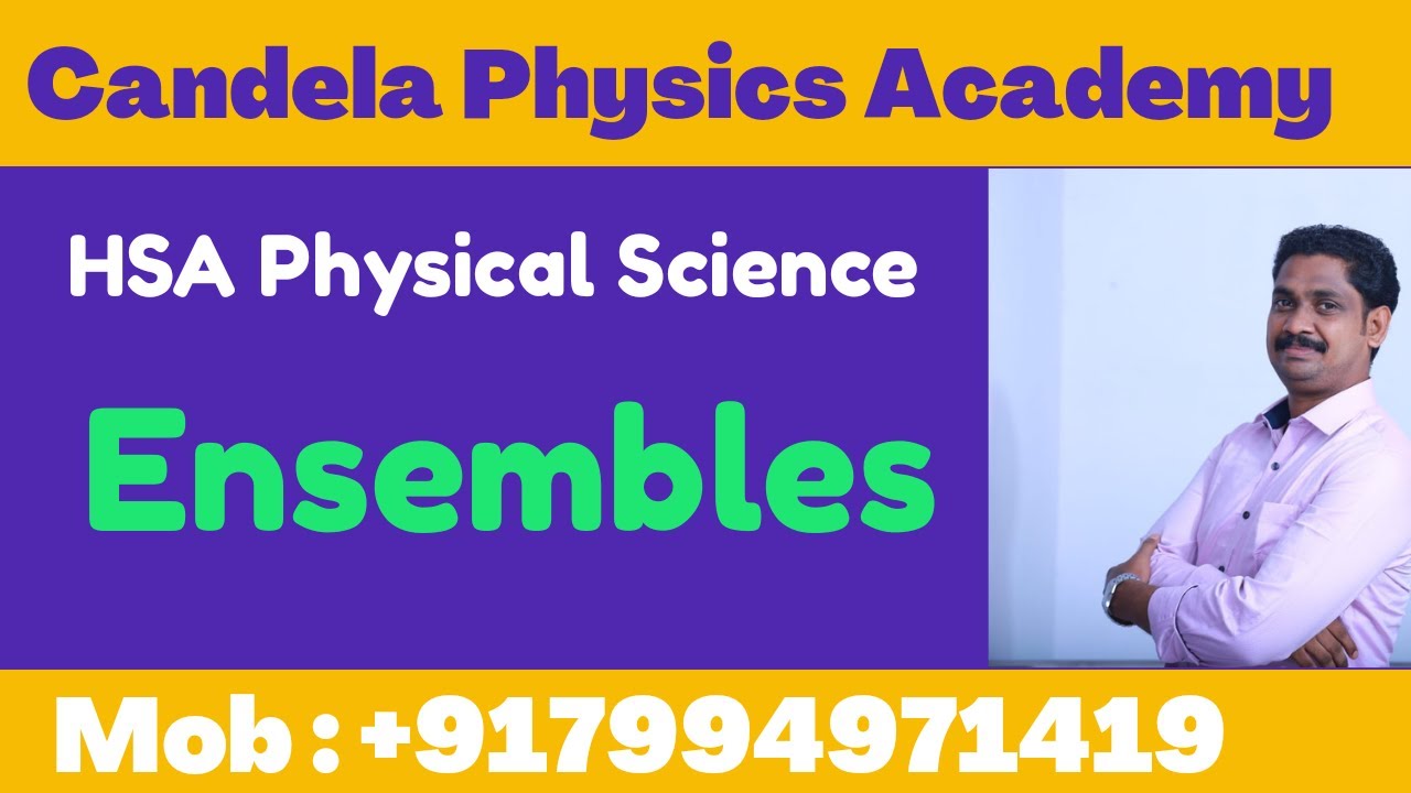 HSA physical science online coaching|Module 2|Ensembles|Kerala PSC