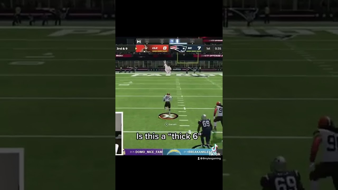 Is this a &ldquo;thick 6&rdquo; #shorts #madden22 #madden22ultimateteam #maddenfranchise #madden