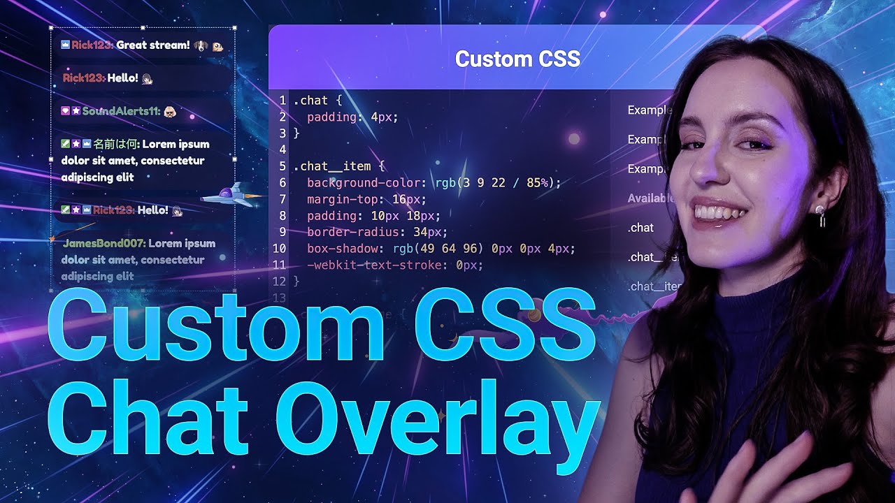 Custom CSS Twitch Chat Overlay Guide | Sound Alerts
