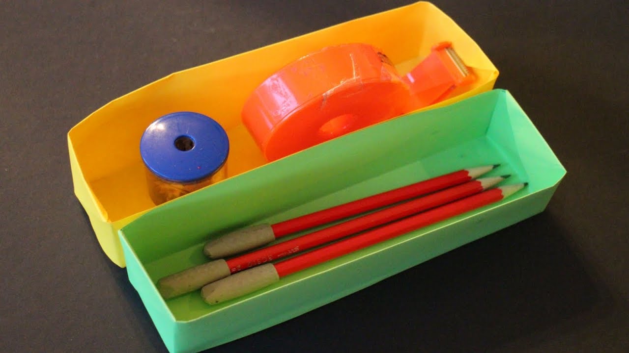 Basteln mit Papier: 'Box'  DIY z.B.  als Stiftebox oder für sonstige Aufbewahrung [W+]