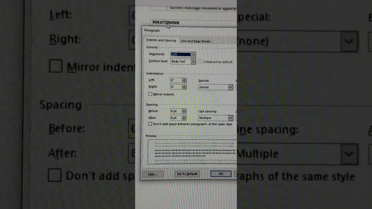 paragraph settings in MS Word #didyouknow #microsoftword