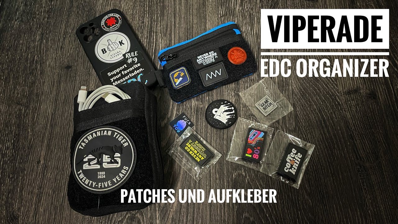 Viperade EDC Organizer by @edctestonline - Mein mini EDC Kit - Patchneuheiten