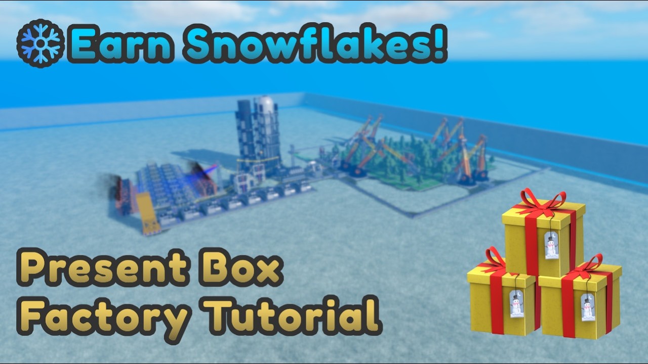 Present Box Factory Tutorial | Industrialist Roblox