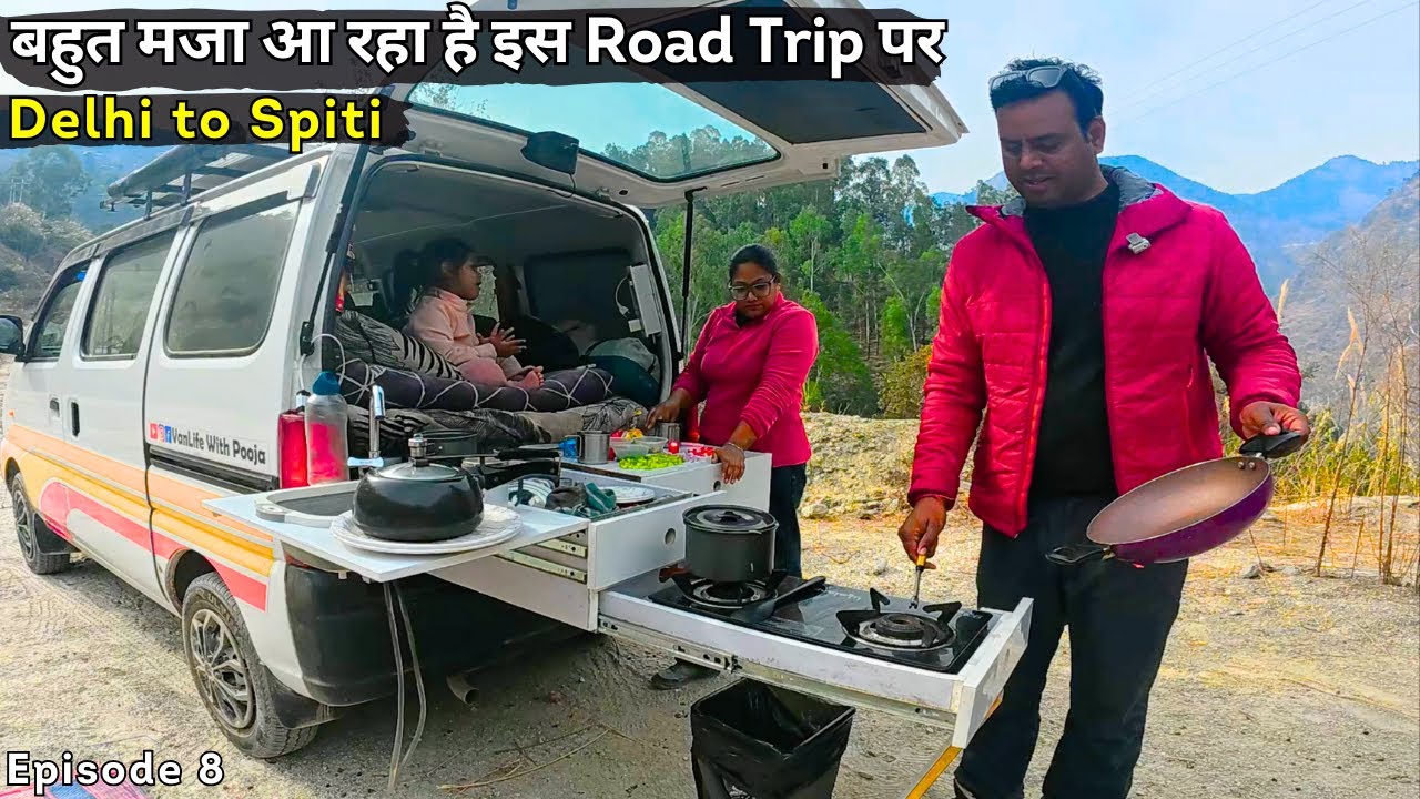 एक सुबह ऐसी भी होनी चाहिए Camper Van मैं Delhi to Spiti in Caravan