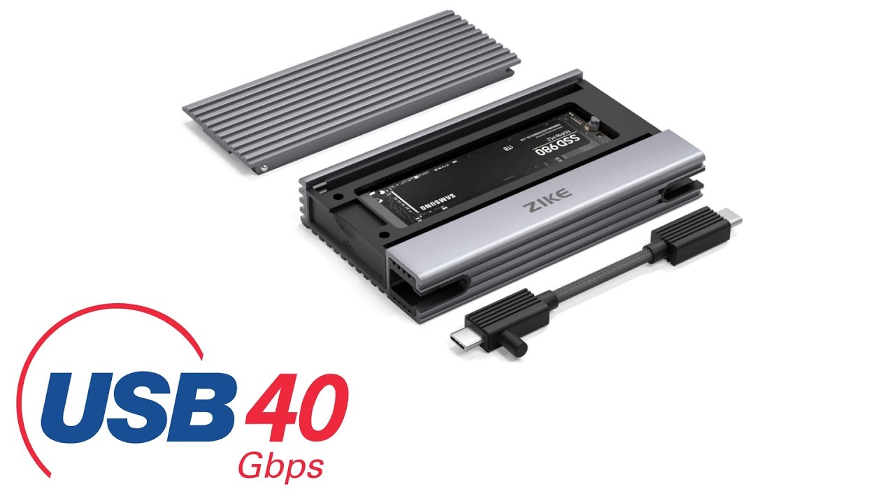 🚀 ZikeDrive Z666 USB4: La Caja SSD que Vuela a 40 Gbps