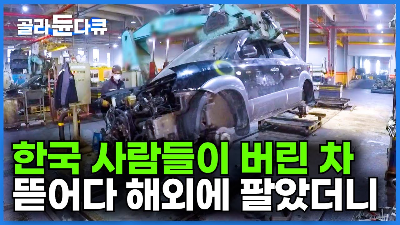 무섭도록 팔린다. 폐차 직전 자동차 전부 뜯어보니 이게 다 돈이 되네?ㅣ95% 재활용되는 폐차장ㅣ극한직업│#골라듄다큐