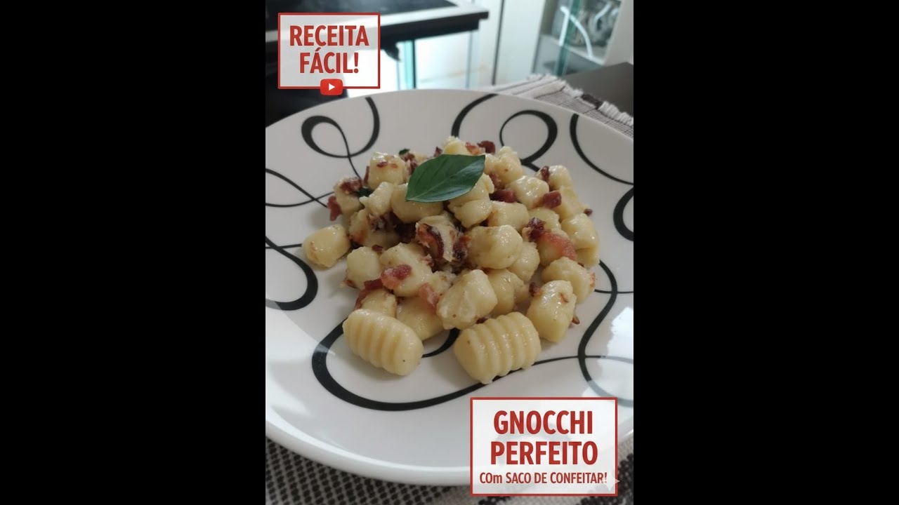 O Segredo do Gnocchi de Batata Perfeito: Fiz usando BICO DE CONFEITAR! 😱