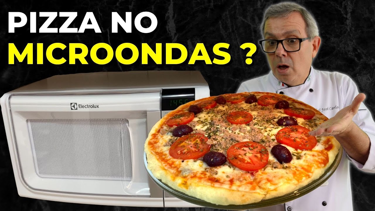 PIZZA NO MICROONDAS DELICIOSA, PRÁTICA E FÁCIL DE FAZER!