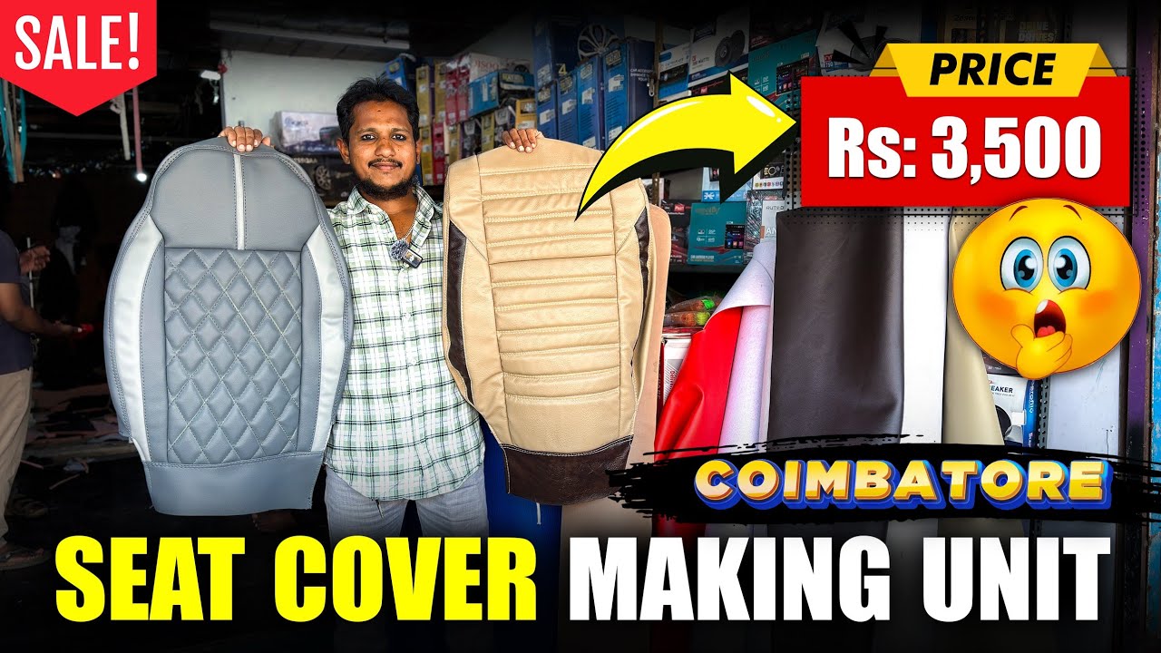 🚘 Car Seat Cover @ Rs. 3,500 l Car Accessories in Coimbatore l Car seat cover coimbatore 