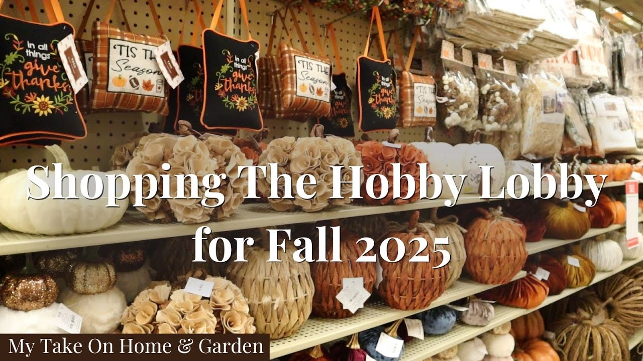 NEW FALL DECOR Hobby Lobby Shop With Me FALL 2025!!!