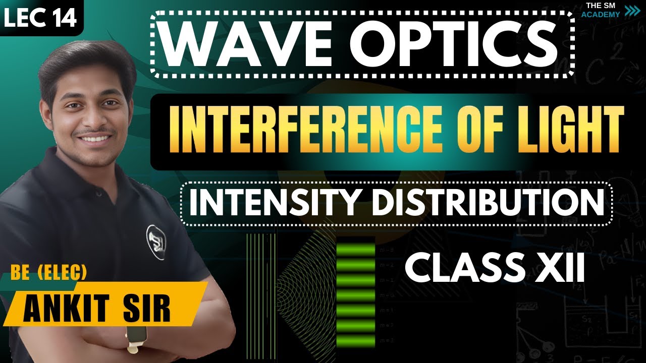 LEC 14 | INTENSITY DISTRIBUTION | WAVE OPTICS | ANKIT SIR