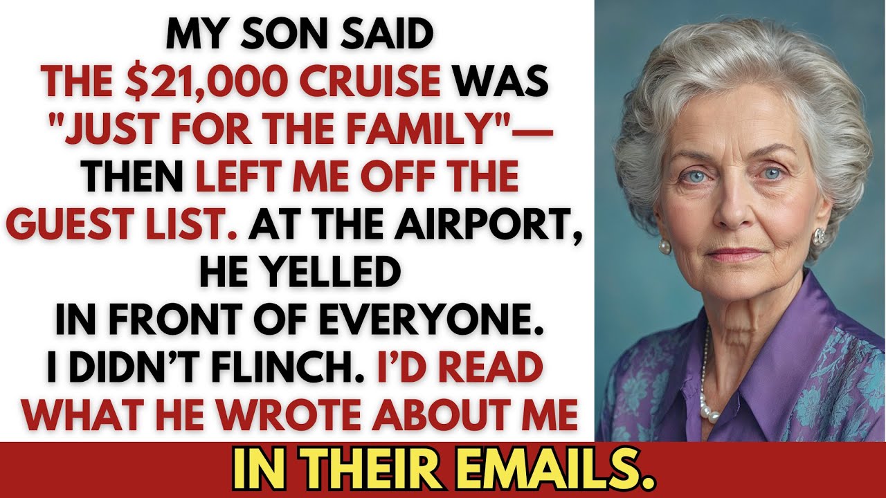 I Paid for My Son’s Family Cruise — Then I Canceled It All After What I Read in Their Emails