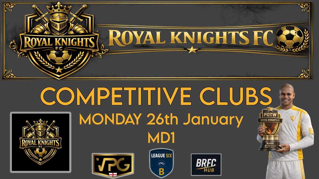 EAFC 26 COMPETITIVE 11V11 | VPG - SEASON 1 MD1 (4 games)