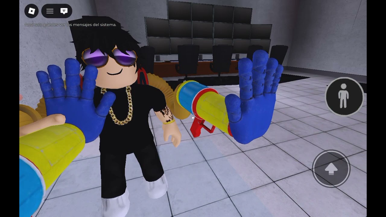 Jugando poppy playtime cap 1 huggy wuggy (chale si me asuste-roblox) 😱😈