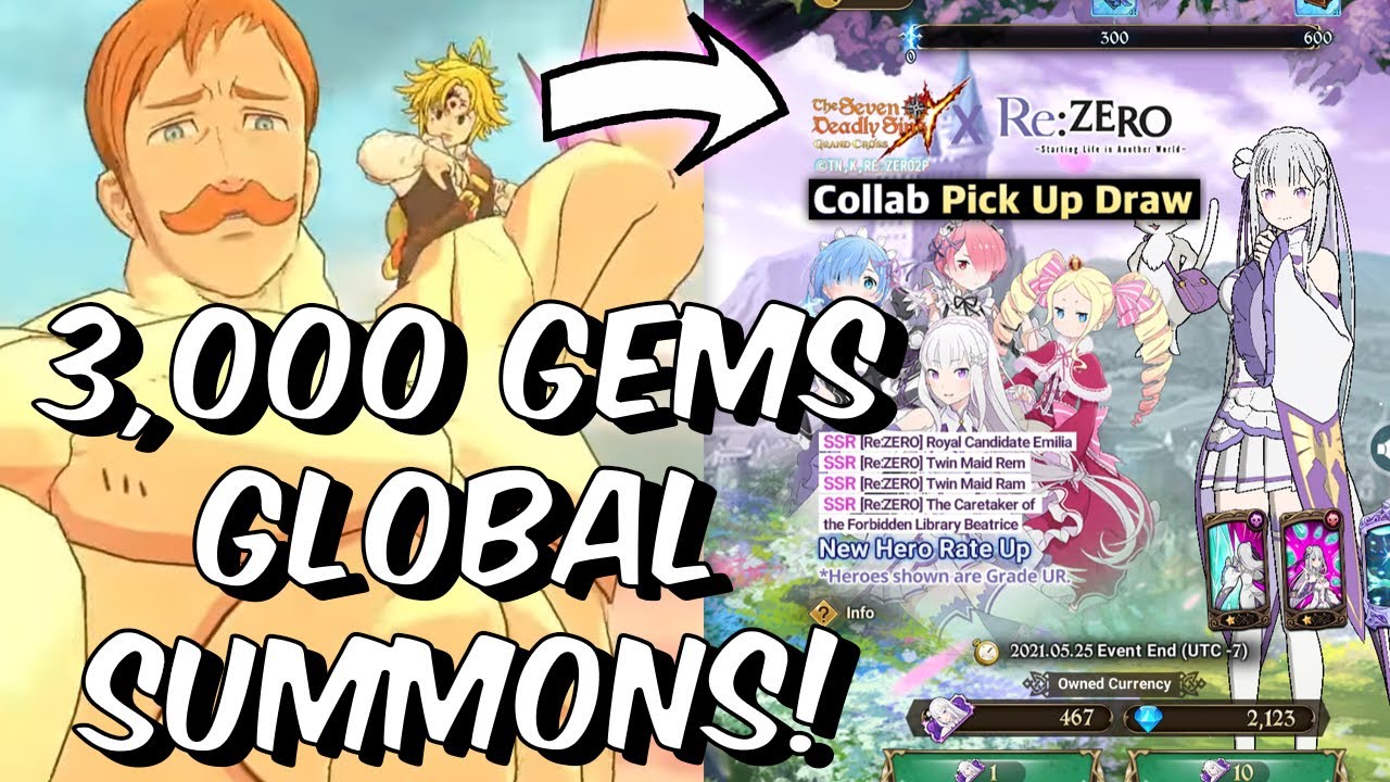 3000 драгоценных камней по всему миру: Zero Summons!! - 6/6 REM & EMILIA, ДЕНЬ №1!!! - Seven Dead...