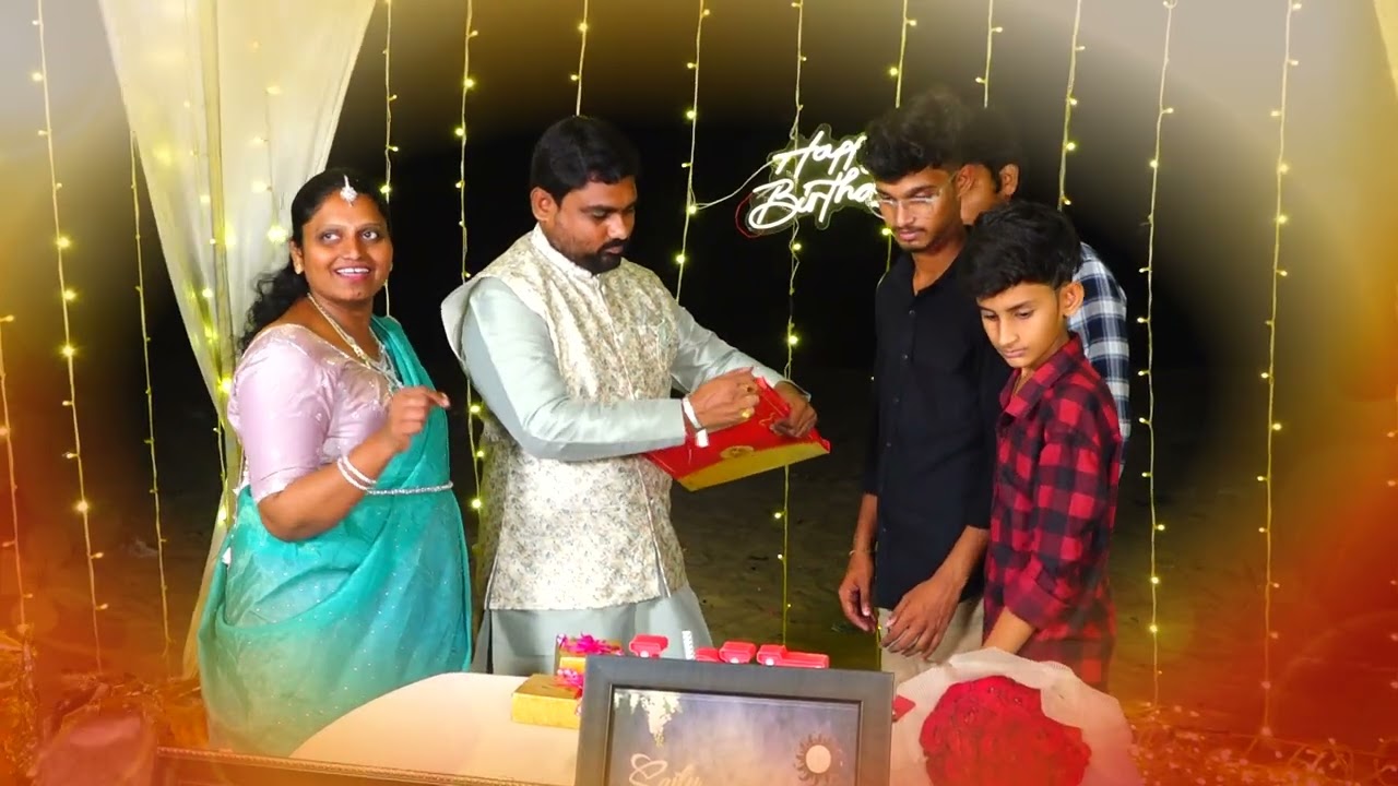 Best Birthday Surprise in Beach  ♥️  | Chirala Beach | RAMA STUDIO