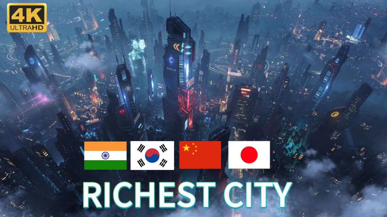 10 Richest Cities in Asia | TOP 10 Largest Cities in Asia | 4K UHD