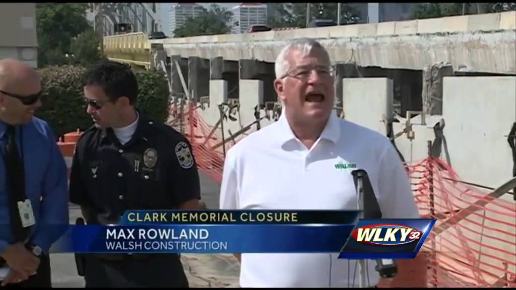 Clark Memorial Bridge closed to repair approach