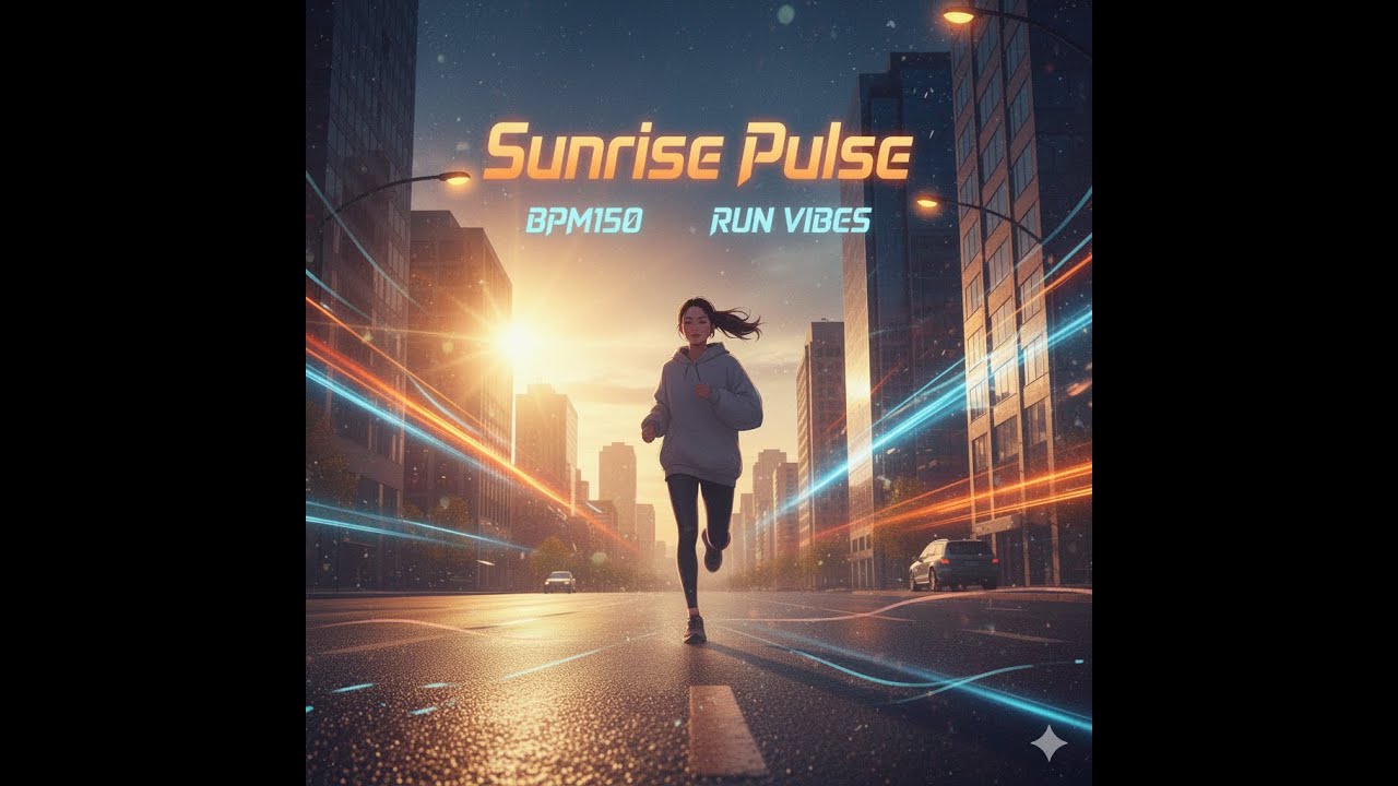 Sunrise Pulse | 20-Min Running Rock BGM | BPM150 | Morning Motivation