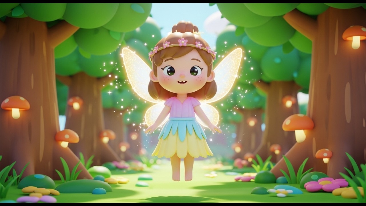 Fairy in the Forest. | Popular Nursery Rhyme For Kids | Sing Along With Kids