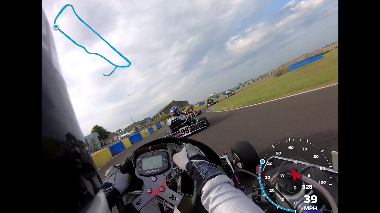 Woodthorpe Kart Club - Round 8 September 2019 John Reader #43 250 Gearbox Kart CR250R
