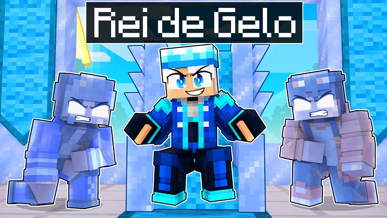 P3DRU é o REI DE GELO no Minecraft POR 24 HORAS!