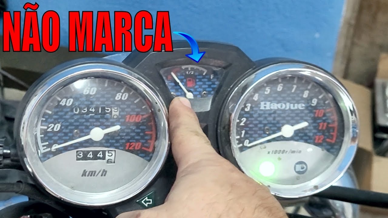 INSTALAÇÃO E MANUTENÇÃO MARCADOR DE COMBUSTÍVEL NÃO FUNCIONA SUZUKI INTRUDER 125