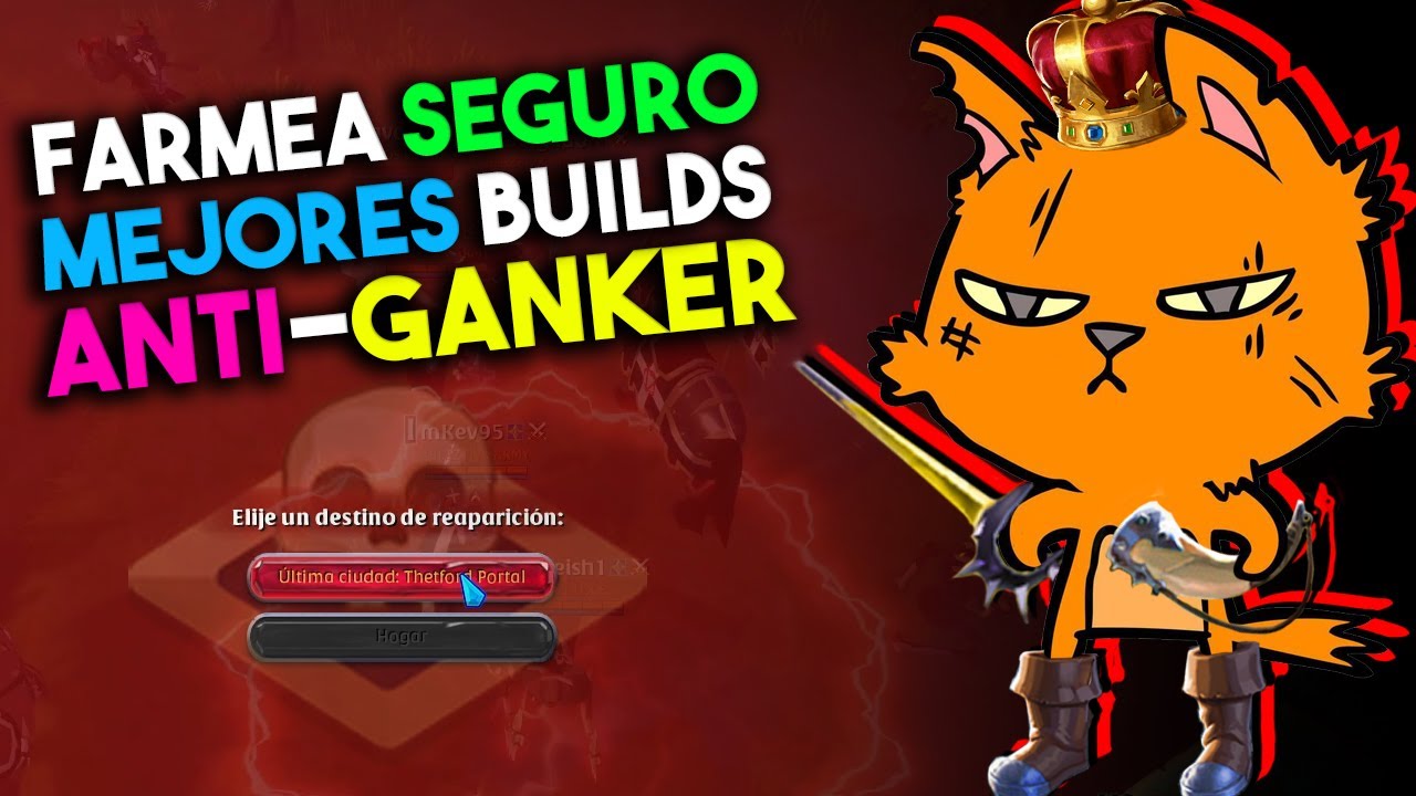 🔥Cómo FARMEAR de Forma SEGURA☠️| Build Anti Gankers | Albion Online En Español