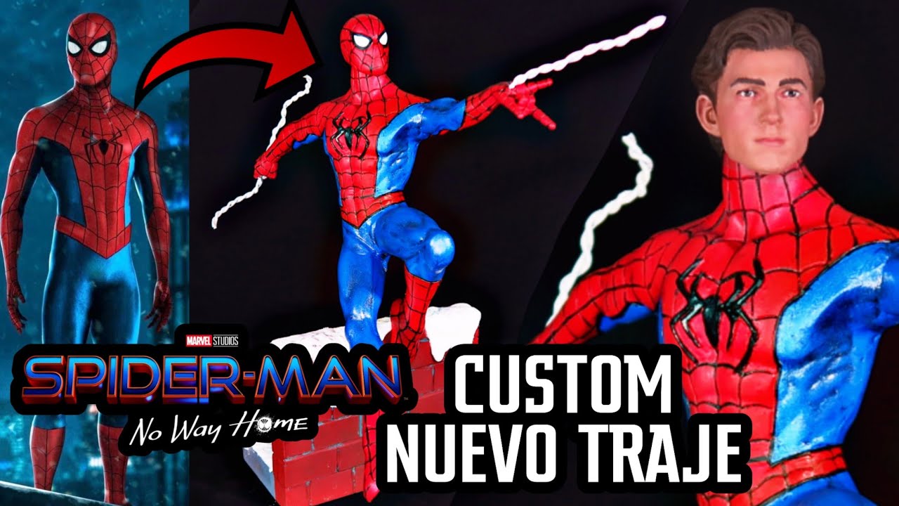 CUSTOM Spiderman No Way Home Nuevo Traje | Tom Holland New Suit 2021