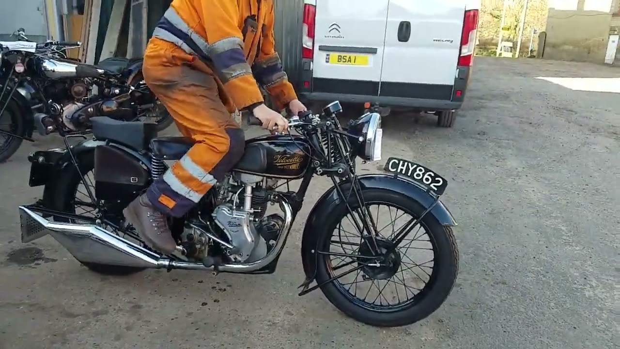 2  1936 Velocette MOV 250cc at Andy Tiernans #09154VEL