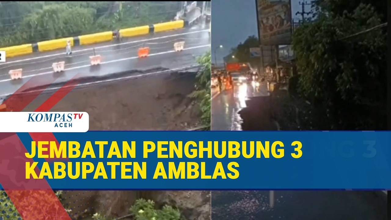 Akses Terputus! Jembatan Amblas di Bondowoso, Warga Cari Jalur Alternatif