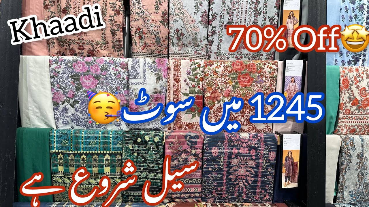 Khaadi Sale Today | Khaadi 70% Off | Khaadi summer collection 2024