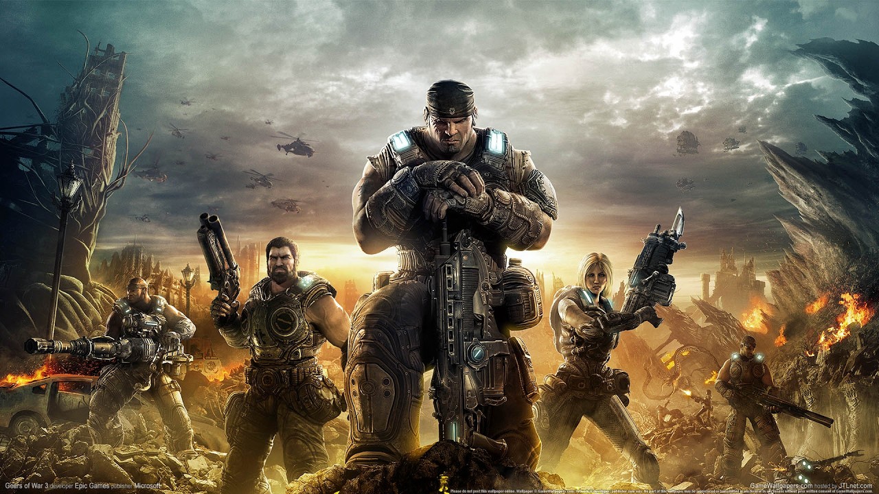 Taking Down the Lambent! (Gears of War 3) (Portrait)