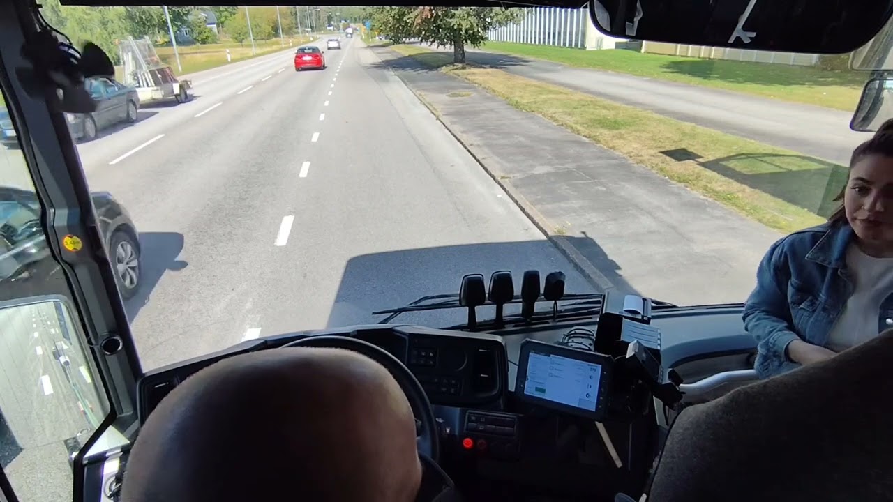 Bus Driving POV | Route 275 Ljungbystopp - Laganland | Scania CityWide 