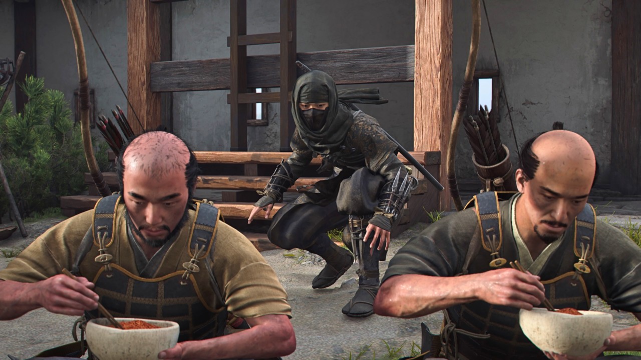 Assassin's Creed Shadows -  Aggressive Stealth & Combat Gameplay (Yamazaki Castle )