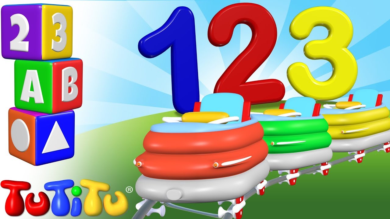 Montaña rusa - Números de aprendizaje para bebés y niños pequeños con juguetes TuTiTu - Preescolar
