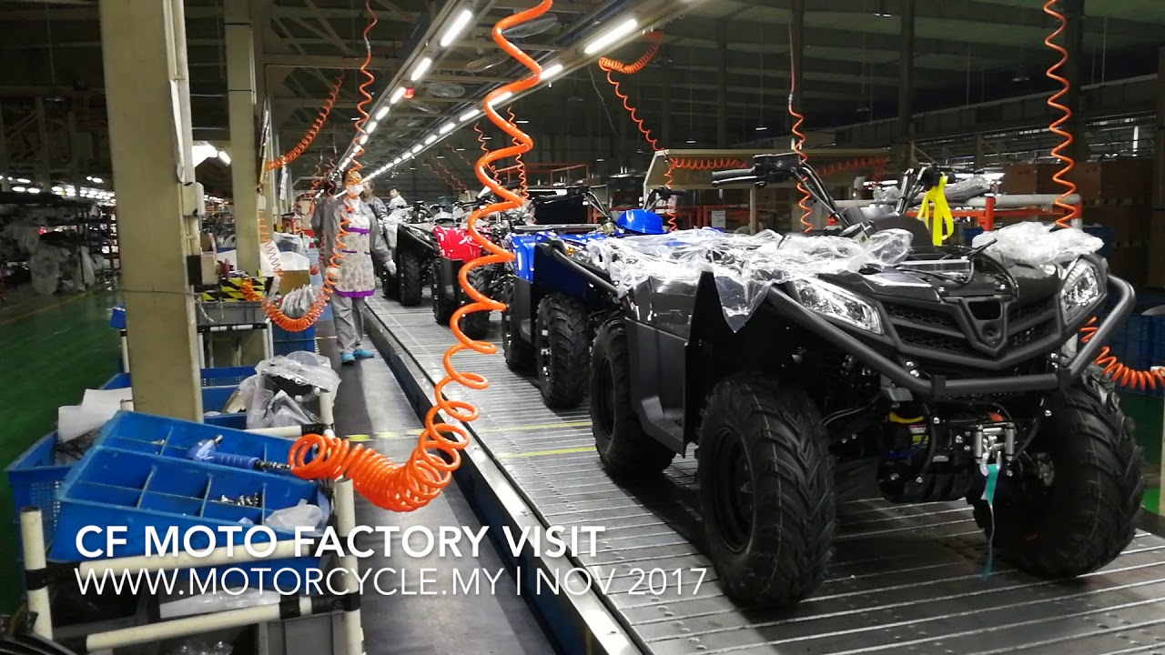 CF MOTO 500 & 800 ATV FACTORY VISIT