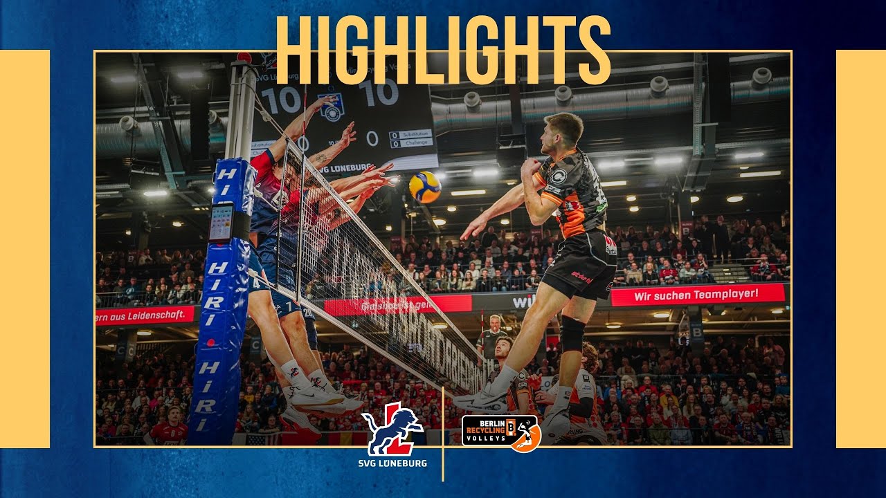 Highlights: SVG L&uuml;neburg - Berlin Recycling Volleys