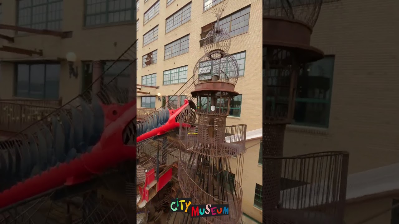 City Museum outdoor MonstroCity aerial tour