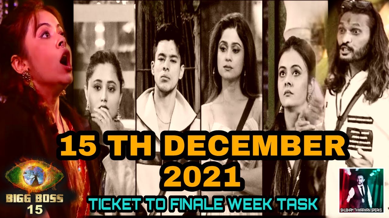 Bigg Boss 15 Live 15th December 2021 | Museum Me Chori Task For Ticket To Finale.